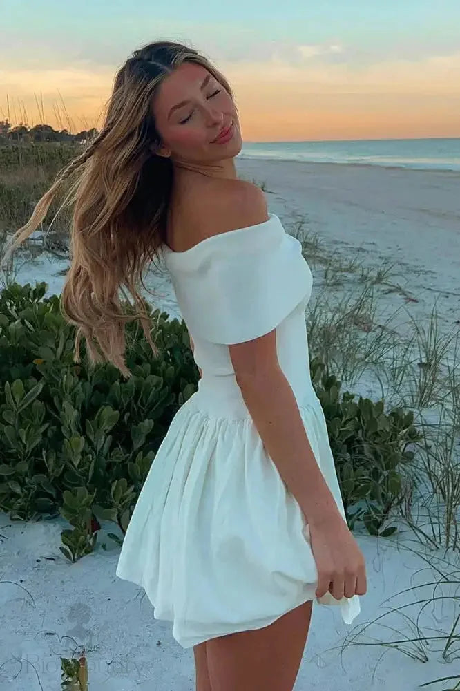 Off Shoulder Mini Dress