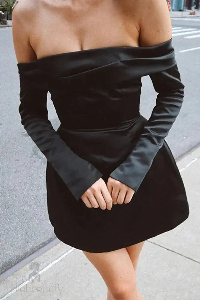 Off Shoulder Mini Dress