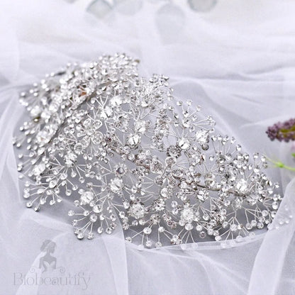 Wedding Hair Accessories - Crystal Bridal Headdress - Available in Gold and Silver