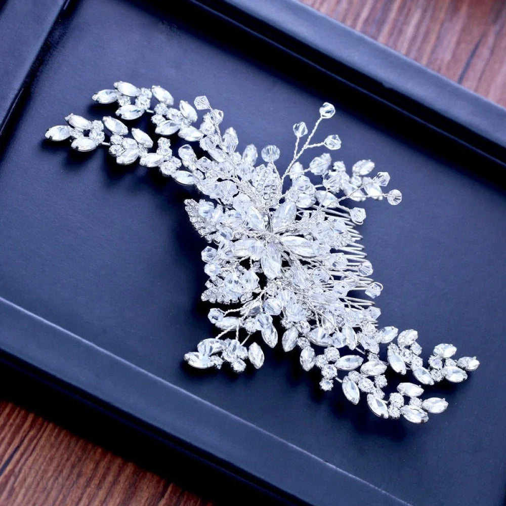 Olana Austrian Crystal Wedding Hair Comb