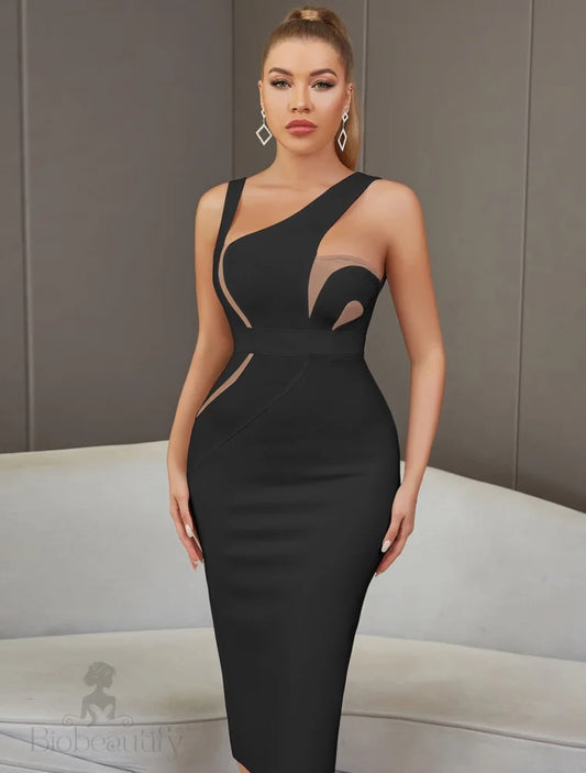 Olivia Cut Out Bandage Dress - SunsetFashionLA