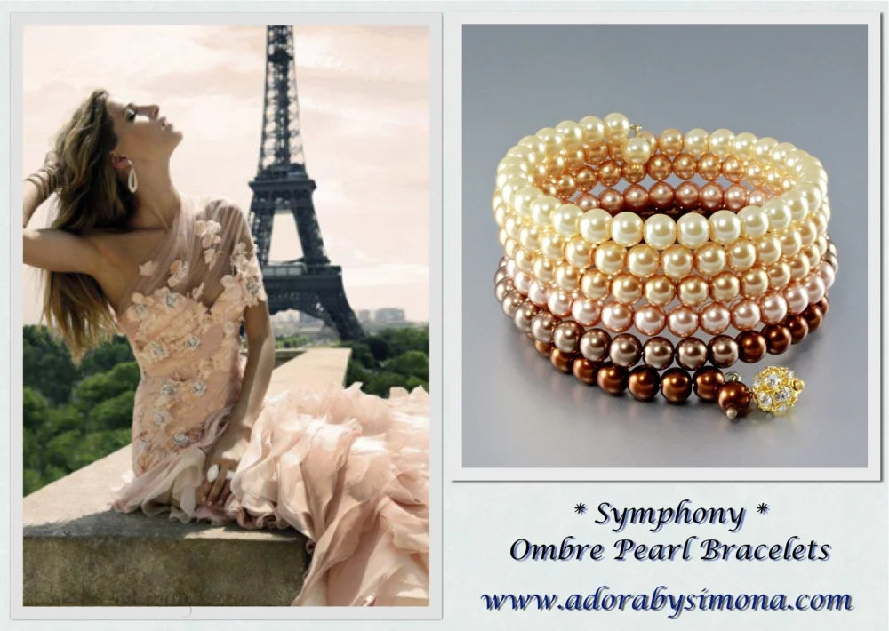 Ombre Pearl Bracelet - Symphony