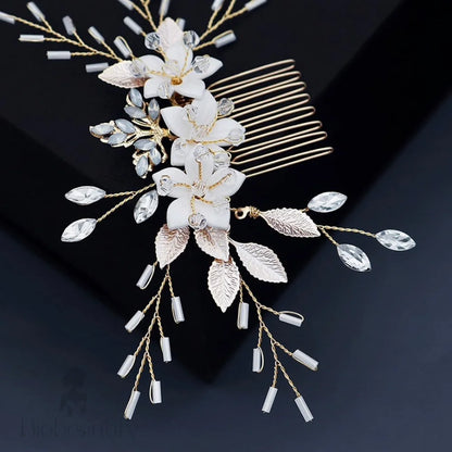 Opal Bridal Hair Comb And Pin Set By Amaryllis