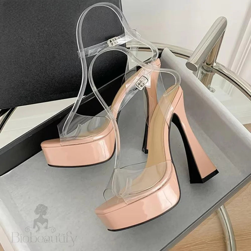 Open Toe Platform High Heels Sandals For Women