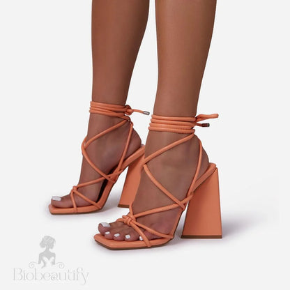 Orange Danielle Heels 7.5 /