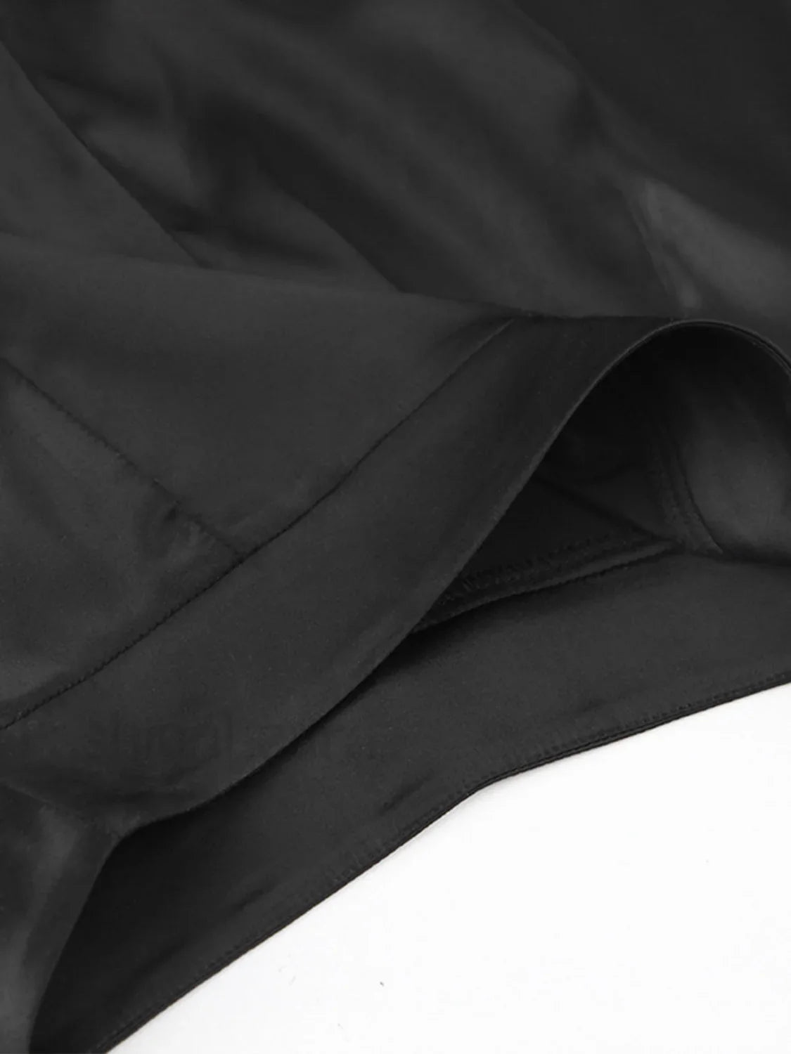 Oversized Satin Wide Leg Dress Pants Pants