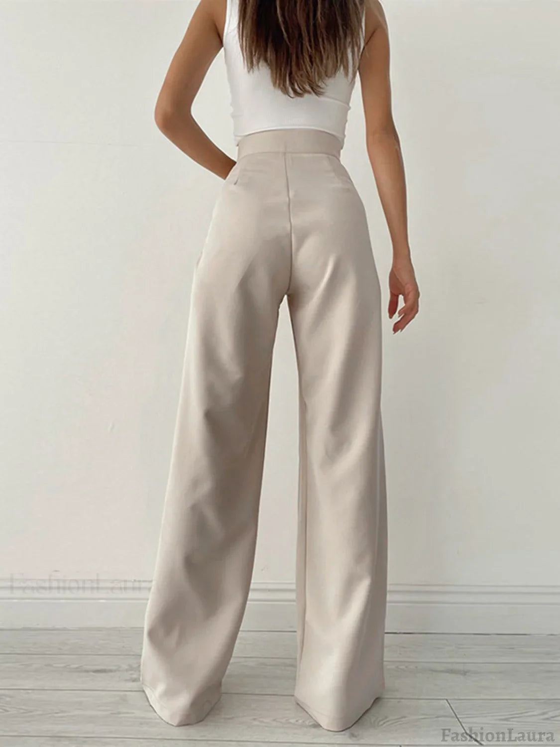 Palazzo Tied Wide Leg Dress Pants Pants