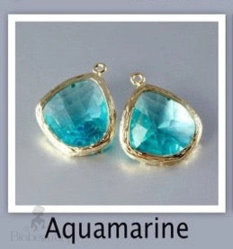 Passion - Aquamarine Cubic Zirconia Earrings