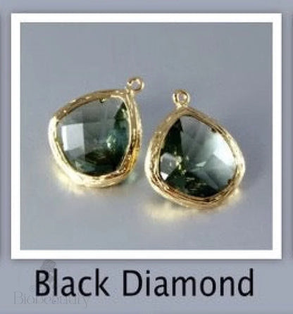 Passion - Black Diamond Cubic Zirconia Earrings