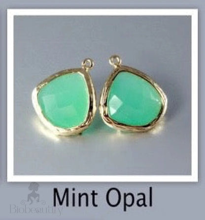 Passion - Mint Opal Cubic Zirconia Earrings