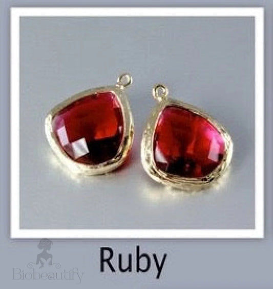 Passion - Red Cubic Zirconia Earrings