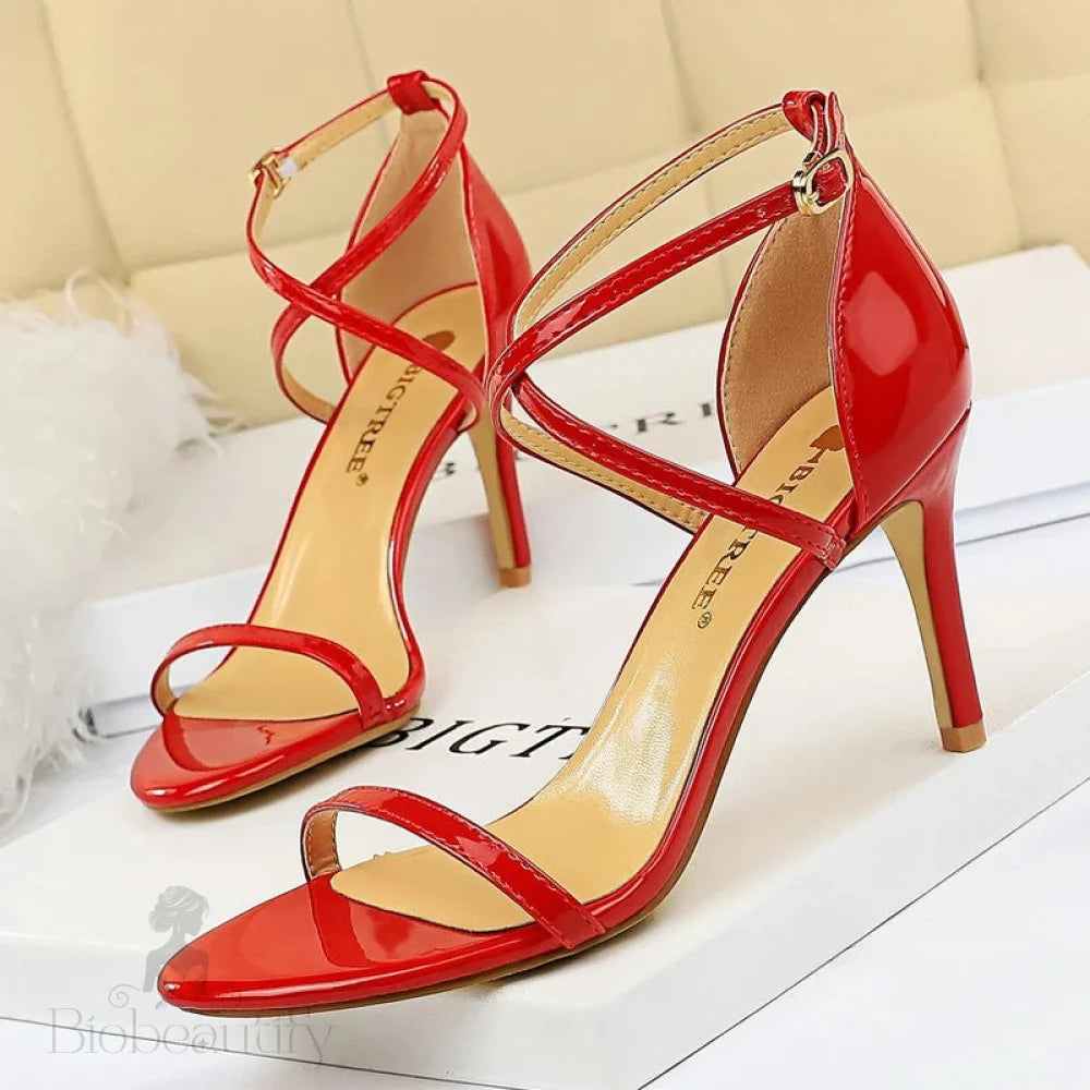 Patent Leather High Heels Pumps For Women - Sexy And Stylish