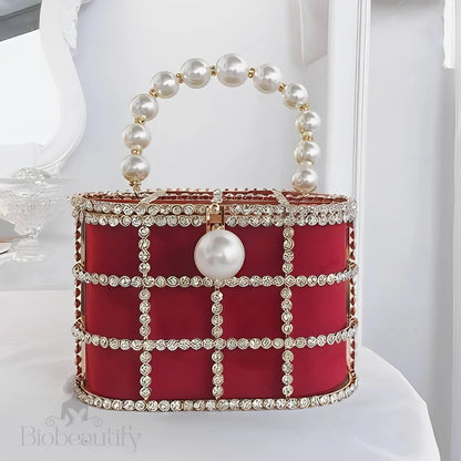 Pearl Bucket Handbag By Grace