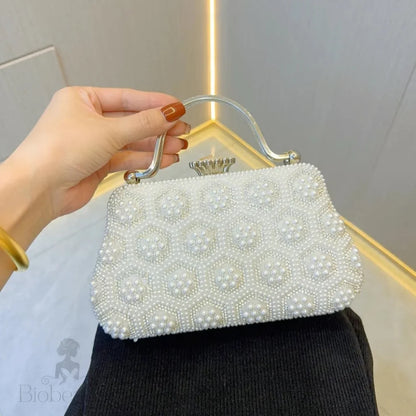 Pearl Clutch Bag By Clarabelle