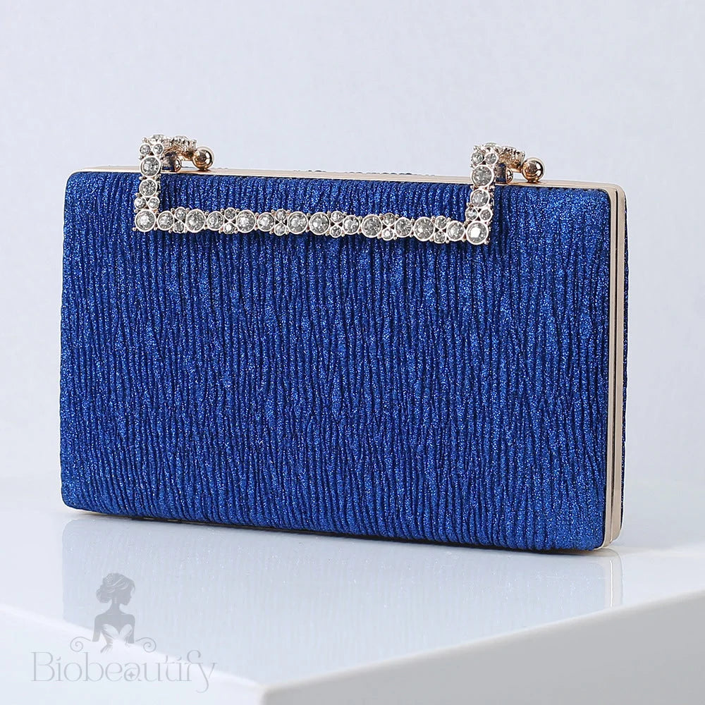 Pleated Clutch Bag By Maria