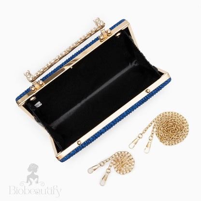 Pleated Clutch Bag By Maria