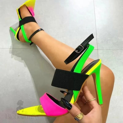 Pointed Toe High Heels Sandal For Women