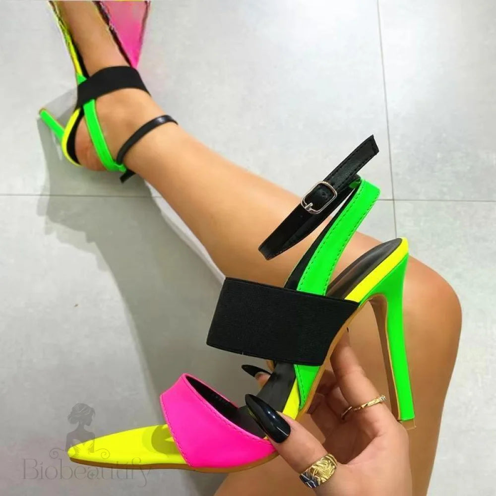 Pointed Toe High Heels Sandal For Women