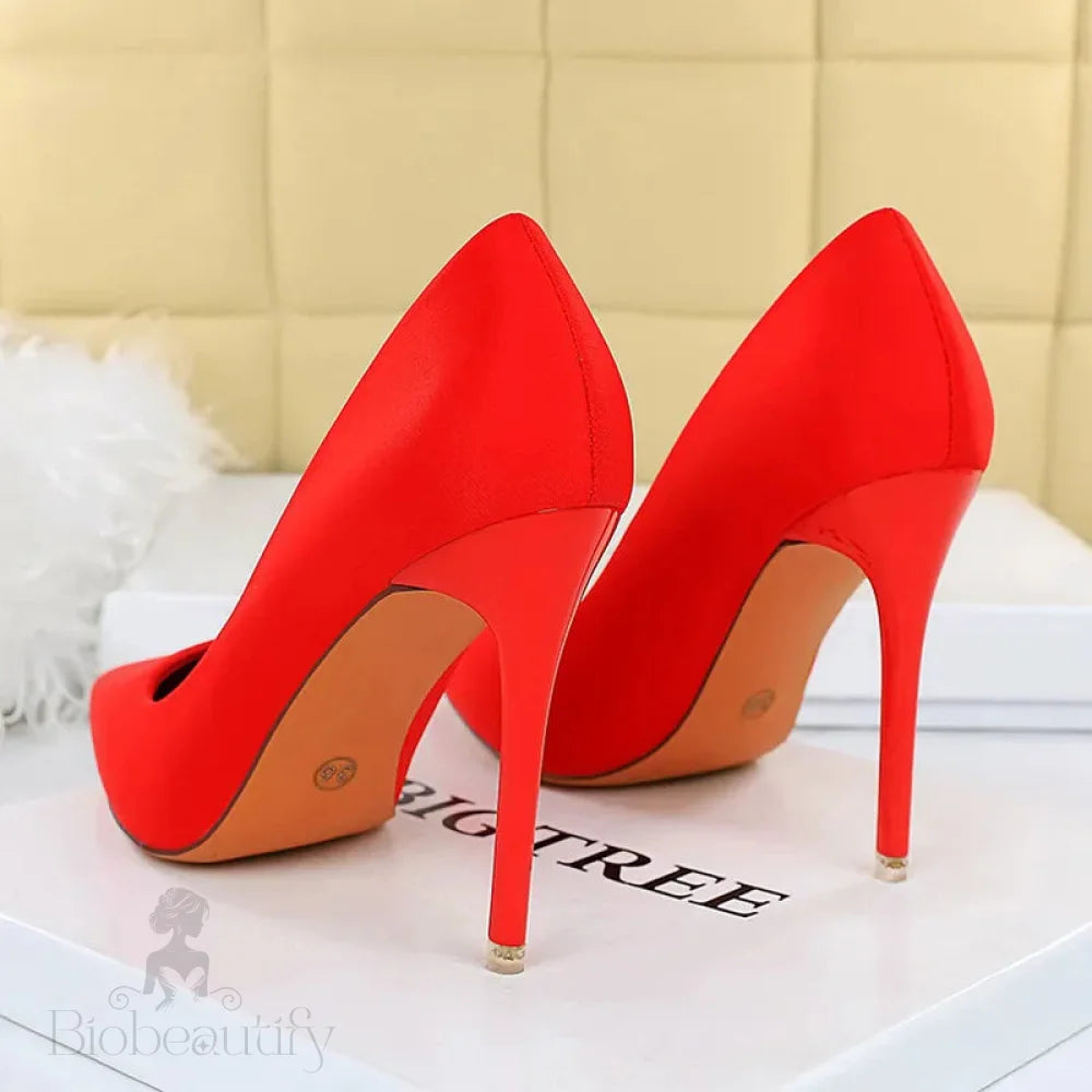 Purple High Heels Stiletto Luxury Party Shoes For Fashionable Women