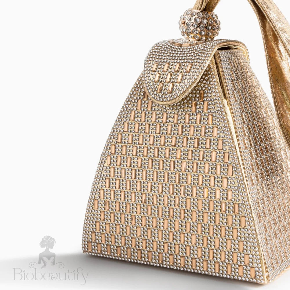 Pyramid Crystal Handbag