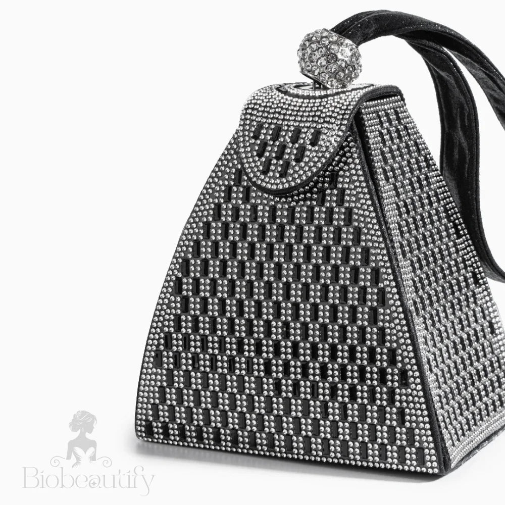 Pyramid Crystal Handbag