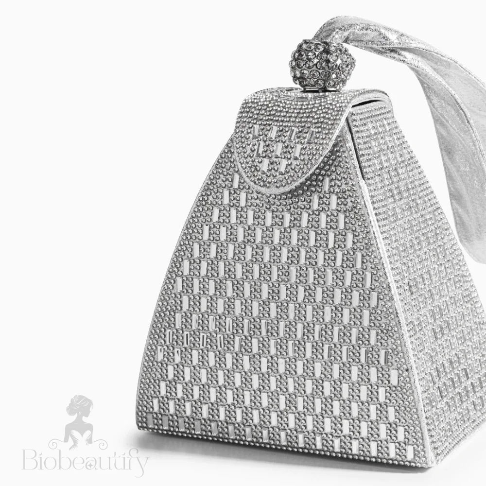 Pyramid Crystal Handbag