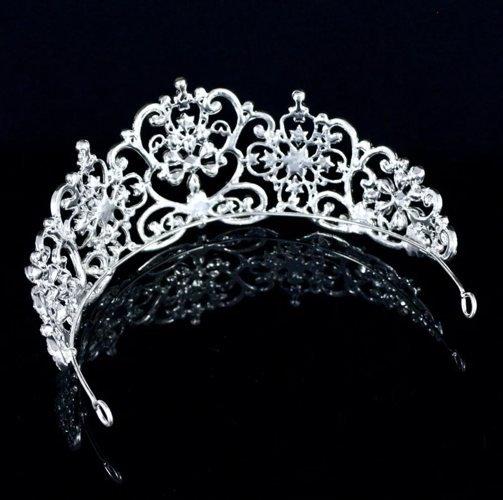 Quinn Wedding Tiara With Crystals