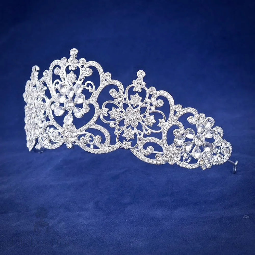 Quinn Wedding Tiara With Crystals