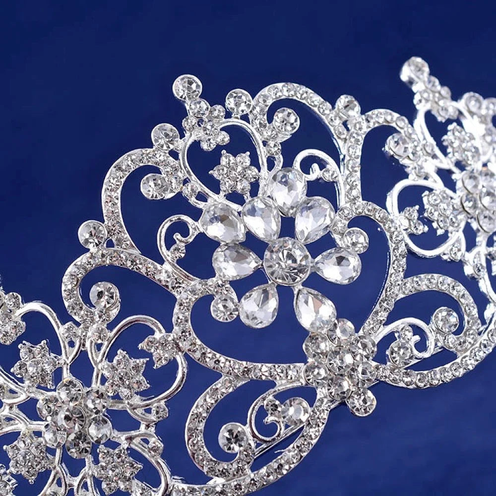 Quinn Wedding Tiara With Crystals