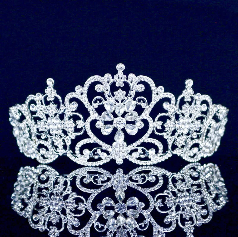 Quinn Wedding Tiara With Crystals