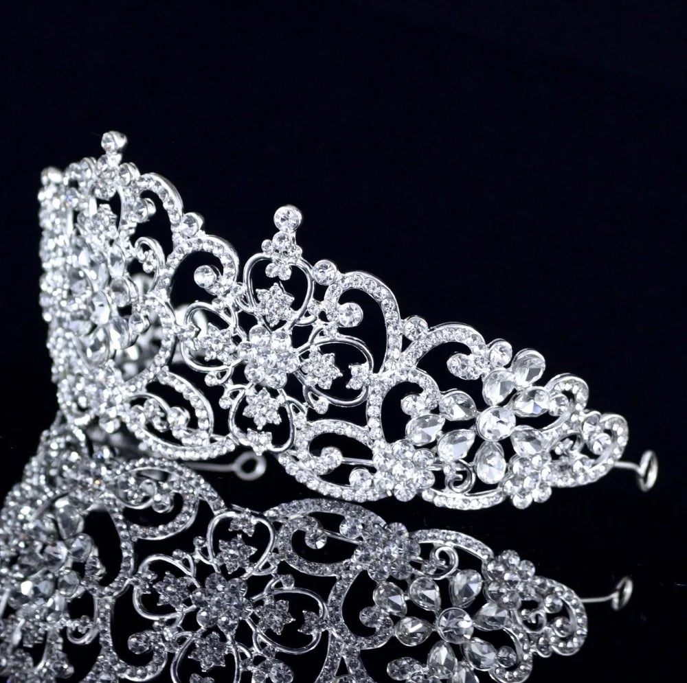 Quinn Wedding Tiara With Crystals