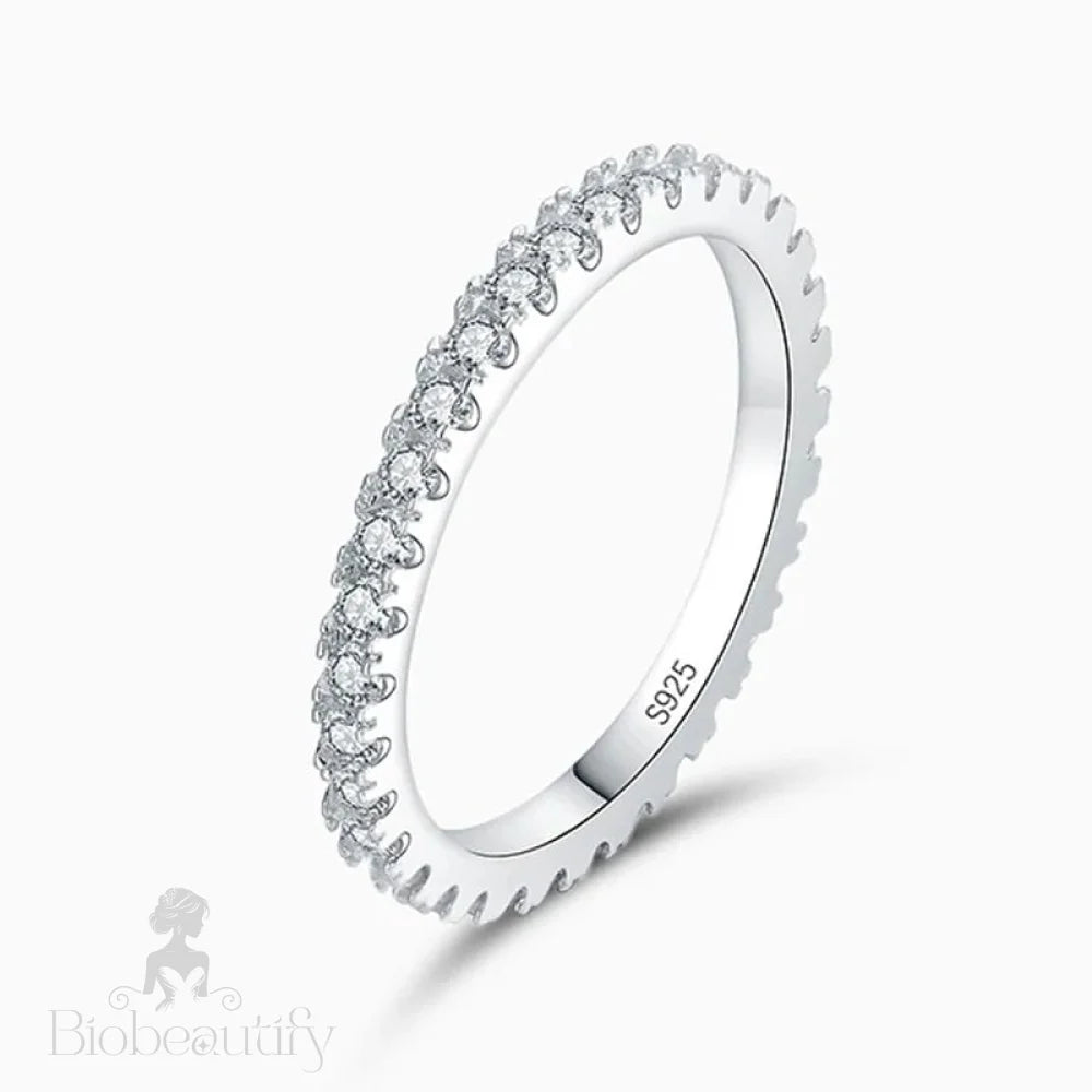 Radiant Glow Ring Silver / 4