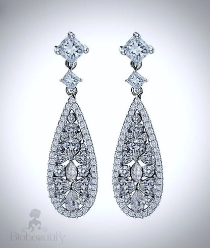 Raquel Cubic Zirconia Wedding Earrings