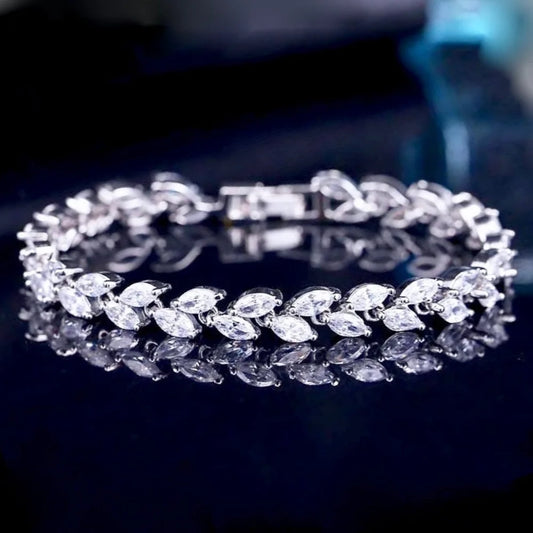 Wedding Jewelry - Cubic Zirconia Bridal Bracelet