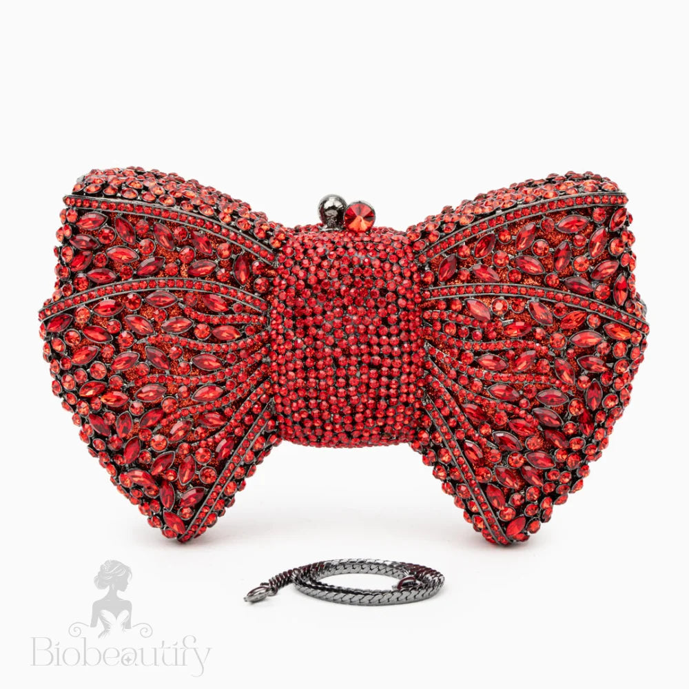 Red Isabella Clutch Bag