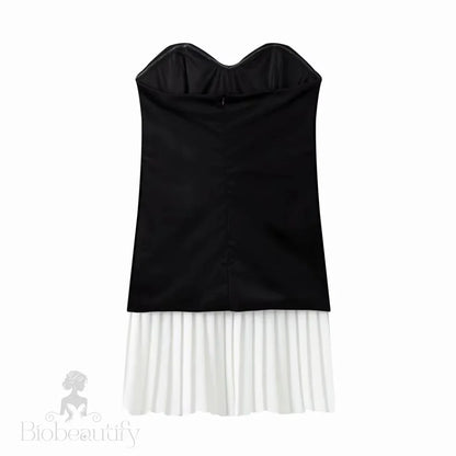 Reece White Ruffle Mini Dress