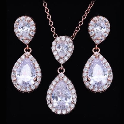 Wedding Jewelry - Cubic Zirconia Bridal Jewelry Set