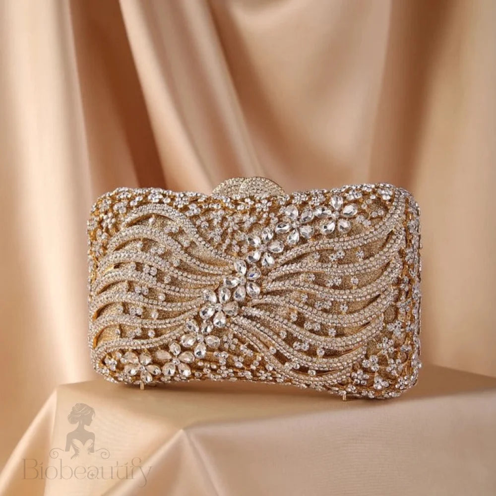 Rhea Crystal Clutch Bag