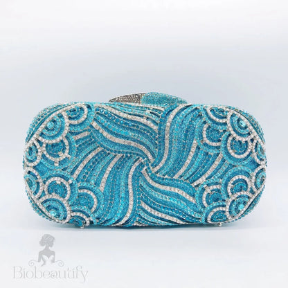 Rhinestone Clutch Bag By Evelyn