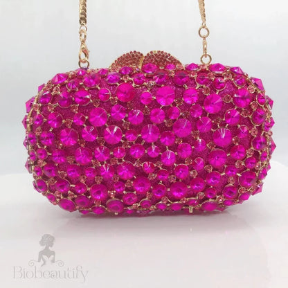 Rhinestone Clutch Bag By Jessica