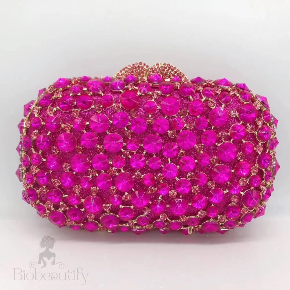 Rhinestone Clutch Bag By Jessica