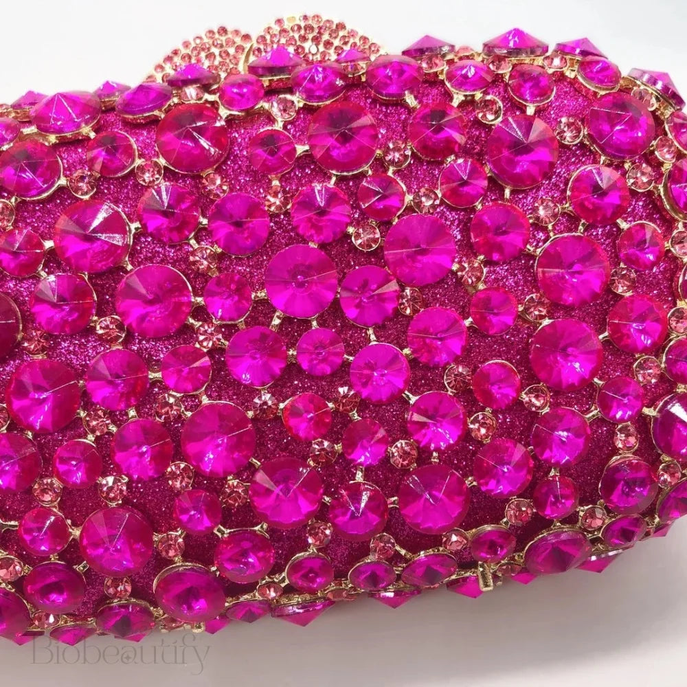 Rhinestone Clutch Bag By Jessica