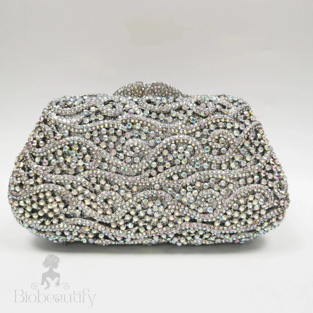 Rhinestone Clutch Bag By Juliet