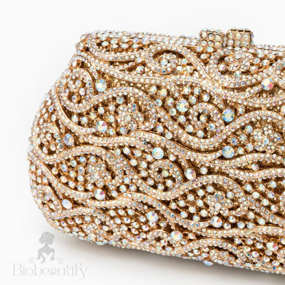 Rhinestone Clutch Bag By Juliet