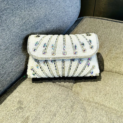 Rhinestone Clutch Bag By Luciana