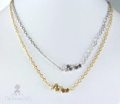 Rising Star Minimalist Necklace - Gold And Silver Options