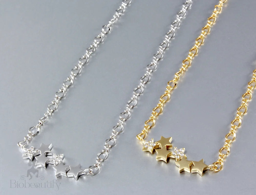 Rising Star Minimalist Necklace - Gold And Silver Options