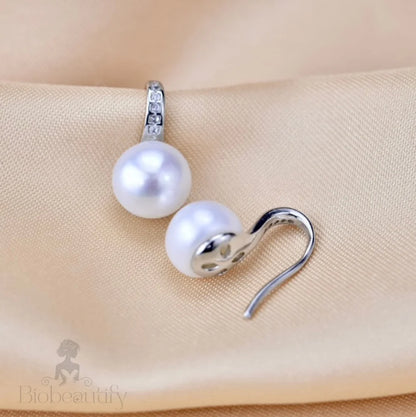 Rory Freshwater Pearl And Sterling Silver Earrings For Brides