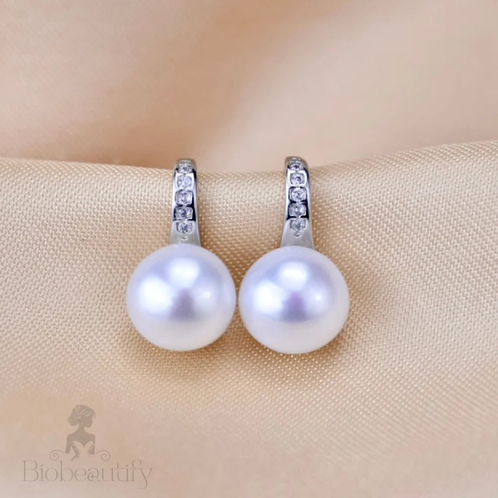 Rory Freshwater Pearl And Sterling Silver Earrings For Brides