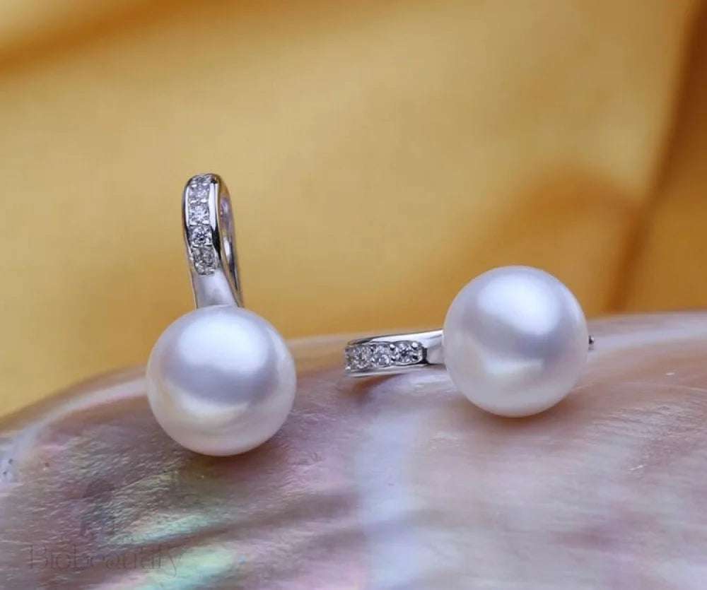 Rory Freshwater Pearl And Sterling Silver Earrings For Brides